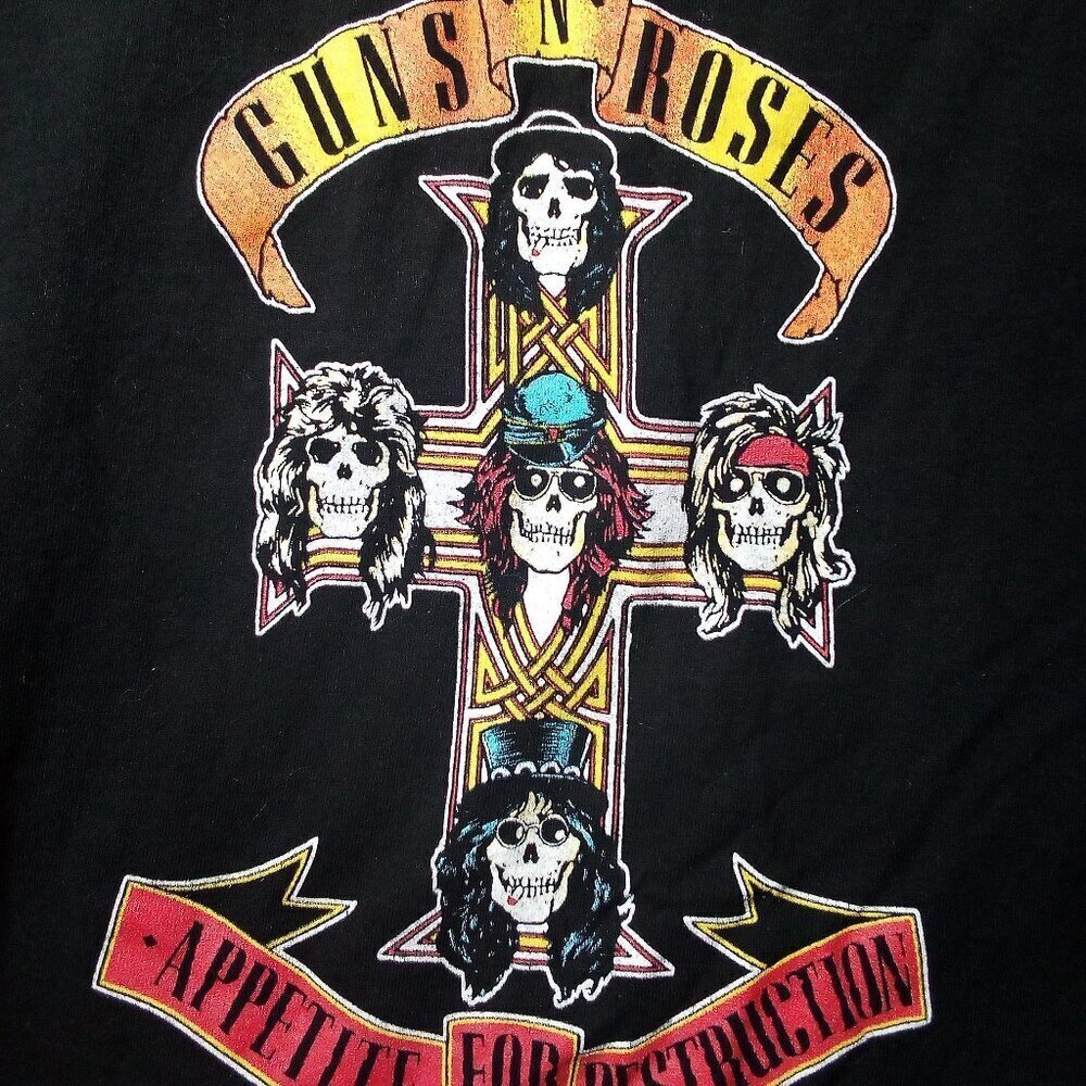 Guns 'N' Roses Appetite For Destruction We're F'in Back Tour T-Shirt